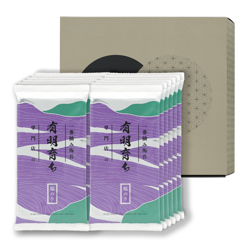 有明育ち 運草 (塩のり)12P化粧箱入